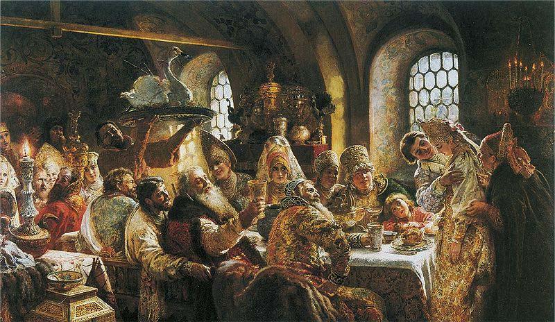 Konstantin Makovsky Boyar wedding feast